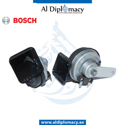 Horn, 12v, SET 0986AHO403 for Mercedes-Benz models, Part Number BSH-9320335007