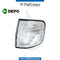 Left Side Turn Signal Lamp, White, 440-1606L-We-C, Mercedes-Benz E Class W124 Models By Depo Part Number 1248260743