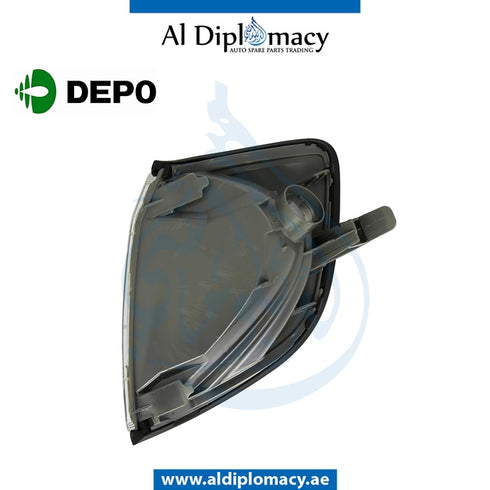 Left CORNER Lamp, White, 440-1504l-ae-c for Mercedes-Benz S Class W140 (1992-1999) models, Part Number DEP-1408200121