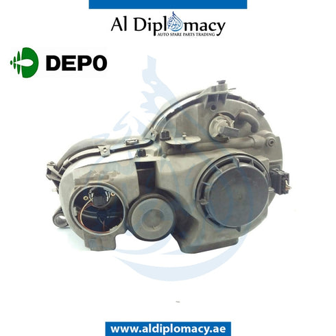 Right Headlight, 440-1123r-ld-em for Mercedes-Benz E Class W210 (1996-2002) models