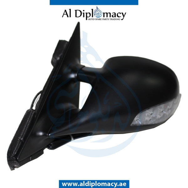 Left Mirror, WITH Lamp, M3 LOOK for BMW 3 Series E46 (1998-2005) models, Part Number T-E46MIR (M3)4D W\LAMP LH