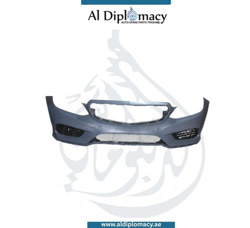 MERCEDES-BENZ E CLASS W212 FRONT BUMPER, WITH SENSOR HOLE, AND SHOW GIRLLE, AMG, COMPLETE, TAIWAN, 2128852738