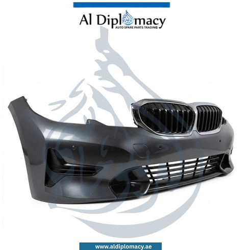 BMW 3 Series G20 Front Bumper, With Sensor Hole, Complete - OEM Part Number 51118496502 Used Genuine