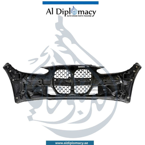 BMW 4 Series G22 Front Bumper With Sensor Hole Complete - OEM Part Number 51119854237 Genuine Used