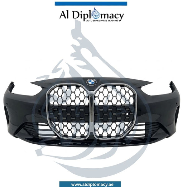 BMW 4 Series G22 Front Bumper, With Sensor Hole, Complete - OEM Part Number 51119854240 Used Genuine