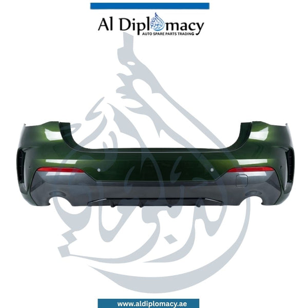 BMW 4 Series G22 Rear Bumper, With Sensor Hole, M, Complete - OEM Part Number 51129850252 Used Genuine