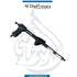 BMW 4 Series G26 Trunk Lid Gas Pressurized Spring Left Side - Used OEM Part Number 51247487575 BMW Genuine