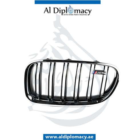 BMW 5 Series F10 M5 Show Grille Double Line Left Side - OEM Part Number 51138057223 Genuine BMW Used Part