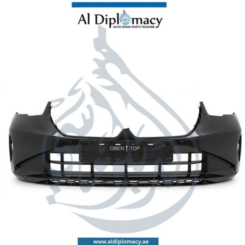 BMW 5 Series G60 Front Bumper, With Sensor Hole, Complete - OEM Part Number 51115A6A3B8 Used Genuine