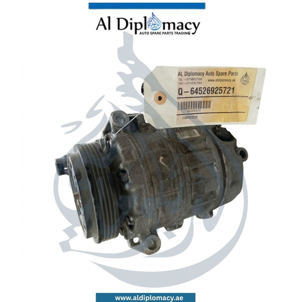 BMW 7 Series E65 A/C Compressor - OEM Part Number 64526925721 Genuine Used