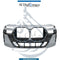 BMW 7 Series G70 Front Bumper With Sensor Hole M Chrome Line Complete - OEM Part Number 51115A52CF4 Genuine Used