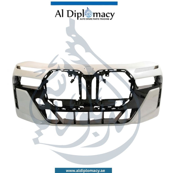 BMW 7 Series G70 Front Bumper With Sensor Hole M Complete - OEM Part Number 51115A45BF8 Genuine Used
