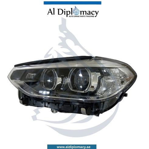 BMW Headlight Ahl LED Left Side Empty - OEM Part Number 63117466125 TYC