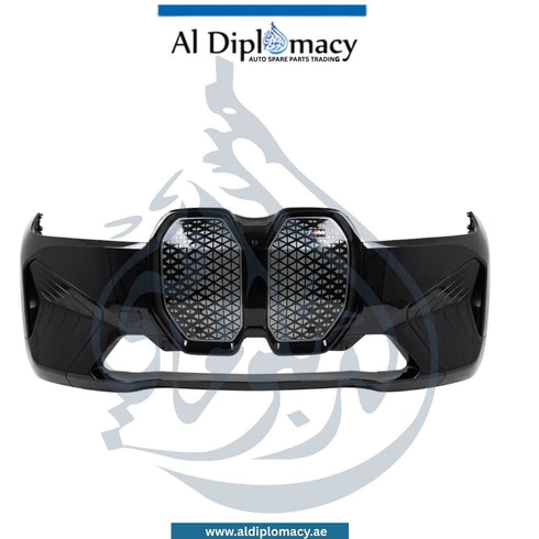 BMW IX Series I20 Front Bumper With Sensor Hole M Complete - OEM Part Number 51115A3ADF9 Genuine Used