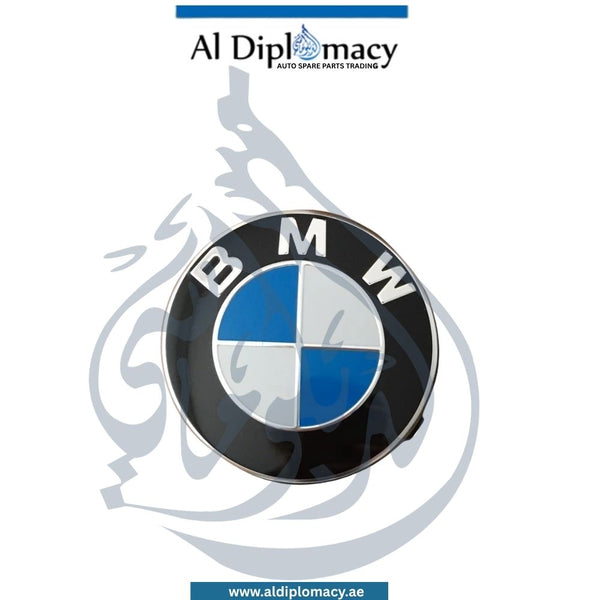 BMW Wheel Hub Cap With Chrome Edge - OEM Part Number 36136850834 Genuine BMW Used Part