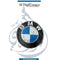 BMW Wheel Hub Cap With Chrome Edge - OEM Part Number 36136850834 Genuine BMW Used Part