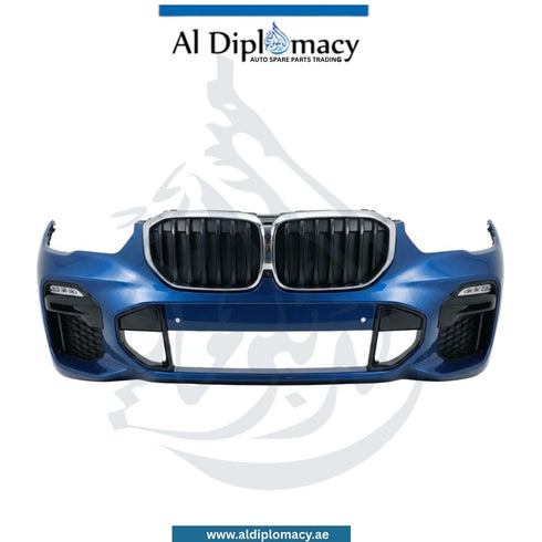 BMW X1 Series F48 LCI Front Bumper With Sensor Hole M Look Empty - OEM Part Number 51119883765 Genuine BMW Used Part