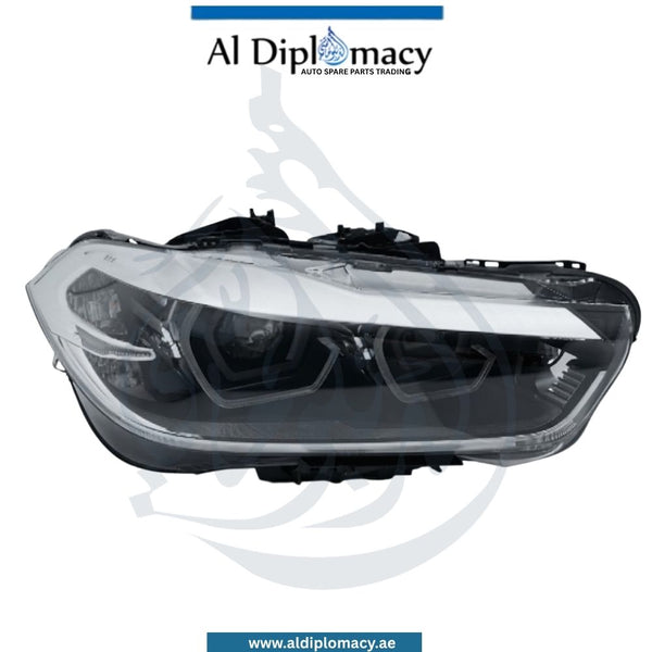 BMW X2 Series F39 Headlight LED Right Side Complete - OEM Part Number 63117489234 Genuine BMW Used Part