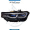 BMW X7 Series G07 Headlight Laser Light Left Side Empty - OEM Part Number 63119852957 Genuine BMW Used Part