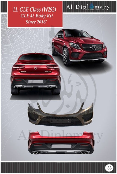 Gle-class-c292-gle-43-2016 for Mercedes-Benz GLE Class C292 (2015-2020) models