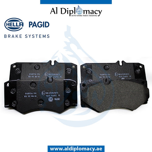 Front BRAKE Pad, 8DB 355.006-061 for Mercedes-Benz G Class W463 (1992-2022) models, Part Number H-0014201420