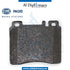 Front BRAKE Pad, 8DB 355.007-551 for Mercedes-Benz S Class W140 (1992-1999) models