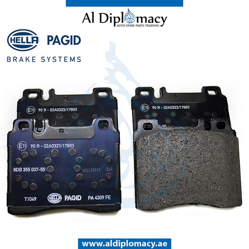 Front BRAKE Pad, 8DB 355.007-551 for Mercedes-Benz S Class W140 (1992-1999) models, Part Number H-0024202620