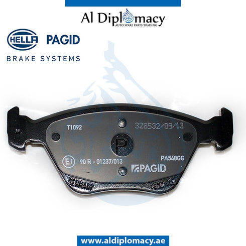 Front BRAKE Pad, 8DB 355 007-861 for Mercedes-Benz E Class W124 (1986-1995) models