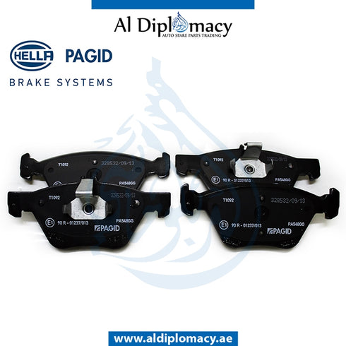 Front BRAKE Pad, 8DB 355 007-861 for Mercedes-Benz E Class W124 (1986-1995) models, Part Number H-0024205020