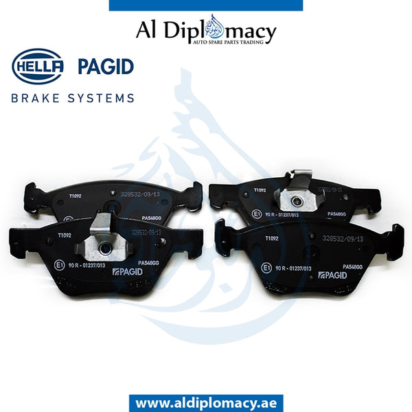 Front BRAKE Pad, 8DB 355 007-861 for Mercedes-Benz E Class W124 (1986-1995) models, Part Number H-0024205020