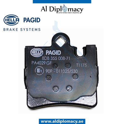 Rear BRAKE Pad, 8DB 355.008-711 for Mercedes-Benz S Class W140 (1992-1999) models