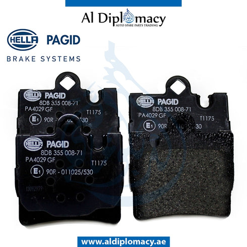 Rear BRAKE Pad, 8DB 355.008-711 for Mercedes-Benz S Class W140 (1992-1999) models, Part Number H-0034201920