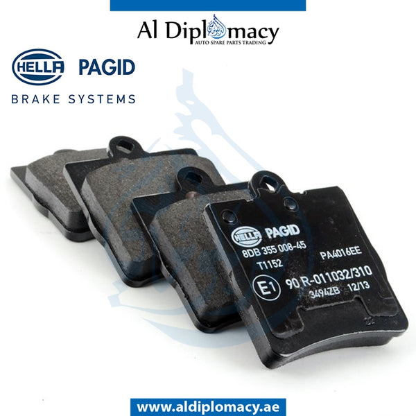 Rear BRAKE Pad, 8DB 355.008-451 for Mercedes-Benz C Class W203 (2001-2007) models, Part Number H-0034202820