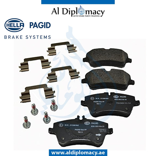 Front BRAKE Pad, 8DB 355 018-331 for Mercedes-Benz C Class C209 (2002-2010) models, Part Number H-0034206020