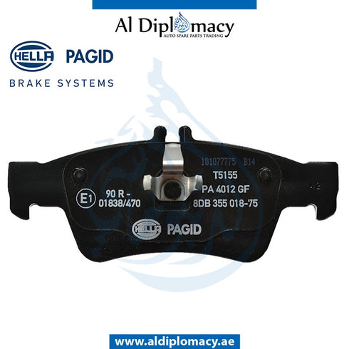 Rear BRAKE Pad, 8DB 355 018-751 for Mercedes-Benz CL Class W211 (2002-2009) models, Part Number H-0044204420