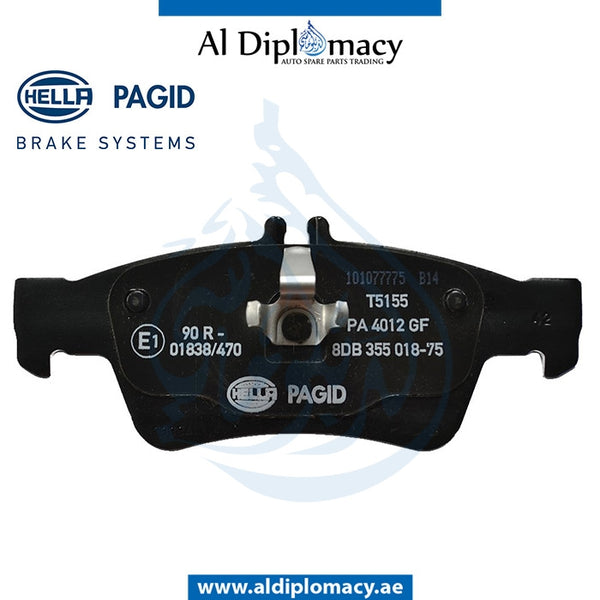 Rear BRAKE Pad, 8DB 355 018-751 for Mercedes-Benz CL Class W211 (2002-2009) models, Part Number H-0044204420