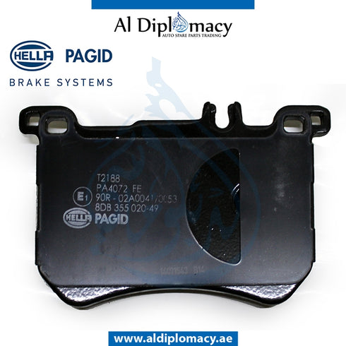 Front BRAKE Pad, 8DB 355 020-491 for Mercedes-Benz S Class W222 (2014-2020) models