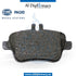 Rear BRAKE Pad, 8DB 355 019-641 for Mercedes-Benz A Class W176 (2012-2018) models