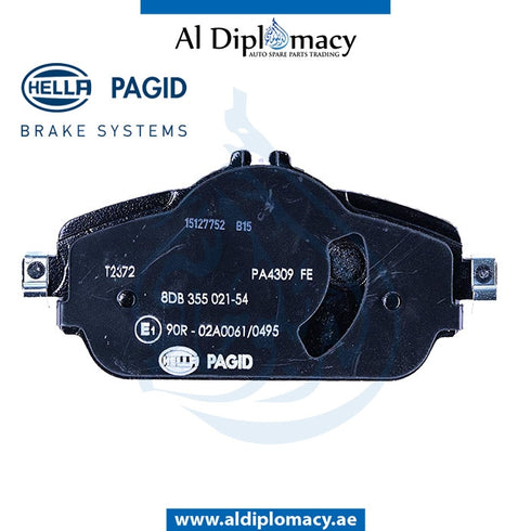 Rear BRAKE Pad, 8DB 355 021-521 for Mercedes-Benz S Class C190 (2015-2021) models, Part Number H-0084201120