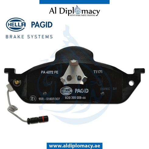Front BRAKE Pad, 8DB 355 008-661 for Mercedes-Benz M Class W163 (1998-2005) models