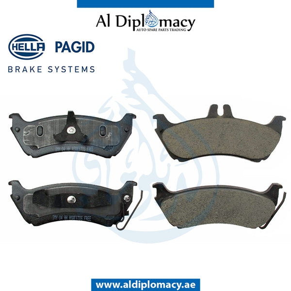 Rear BRAKE Pad, 8DB 355.009-241 for Mercedes-Benz M Class W163 (1998-2005) models, Part Number H-1634200520