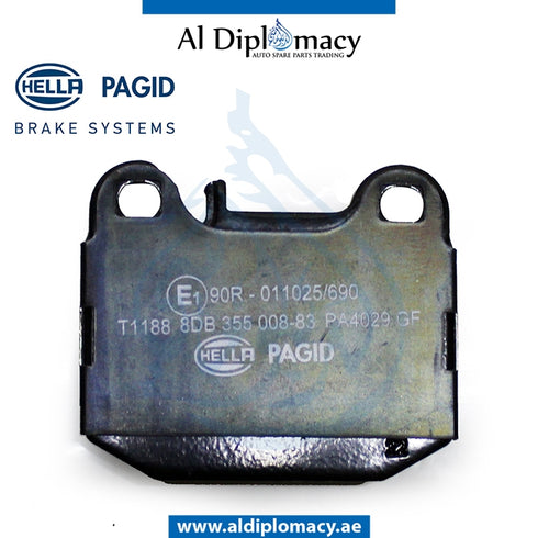 Rear BRAKE Pad, 8DB 355.008-831 for Mercedes-Benz M Class W163 (1998-2005) models