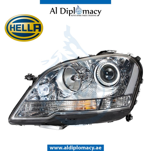 Left Headlight, BI Xenon, 1ZS 263 400-411 for Mercedes-Benz GL Class X164 (2006-2012) models, Part Number H-1648203961