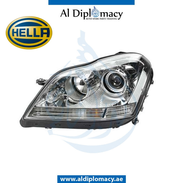 Left Headlight, Normal, 1EL 263 400-011 for Mercedes-Benz GL Class X164 (2006-2012) models, Part Number H-1648204359