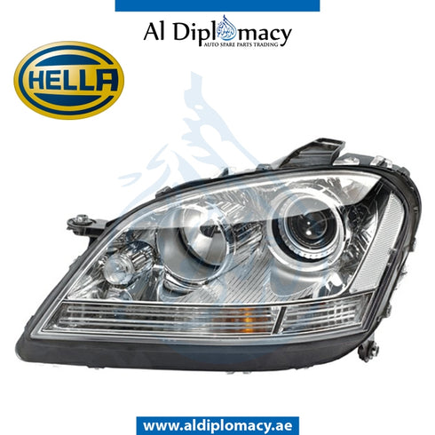 Left Headlight, BI XENON 1ZS 263 036-311 for Mercedes-Benz GL Class W164 (2006-2011) models, Part Number H-1648205361