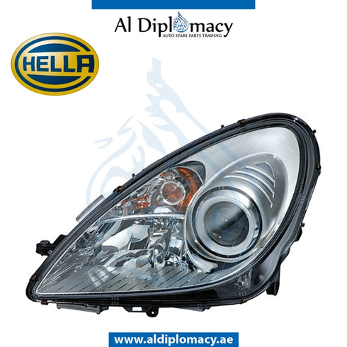 Left Headlight, Normal, 1EL 008 361-611 for Mercedes-Benz SLK Class W171 (2004-2011) models, Part Number H-1718203161