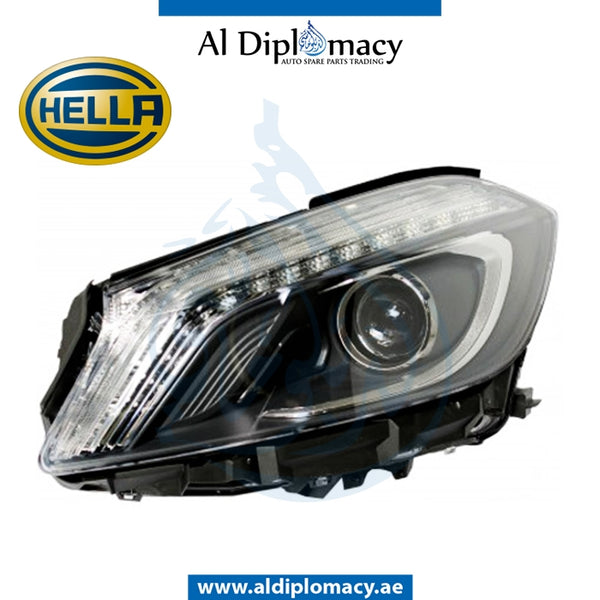 Left Headlight, BI Xenon, 1EX 010 818-351 for Mercedes-Benz A Class W176 (2012-2018) models, Part Number H-1768202761