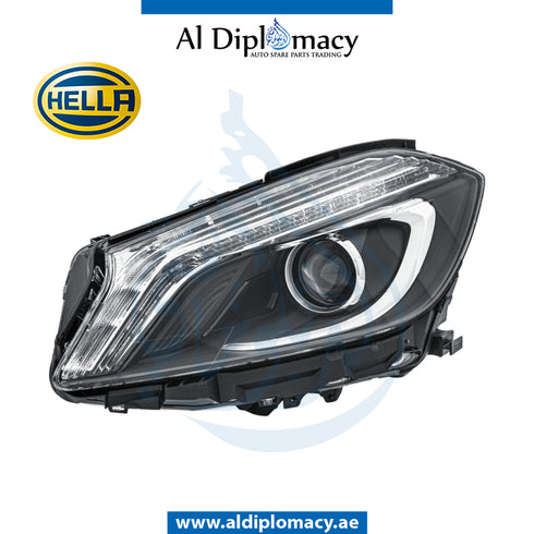 Left Headlight, BI Xenon, 1ZT 010 818-471 for Mercedes-Benz A Class W176 (2012-2018) models, Part Number H-1768203161