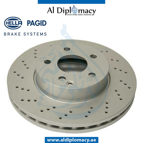 Front BRAKE Disc, 8DD 355 114-391 for Mercedes-Benz C Class W204 (2007-2015) models, Part Number H-2044213612