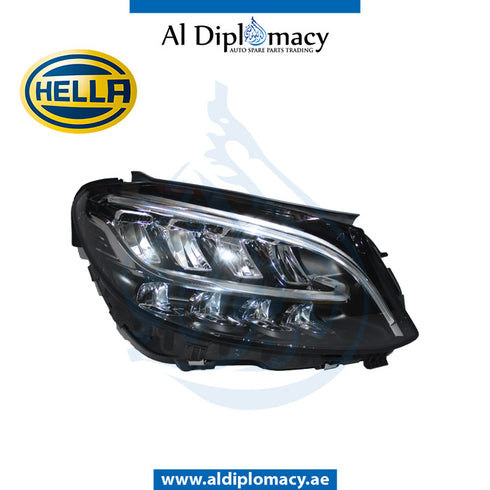 Right Headlight, Led, 1EX 013 063-521 for Mercedes-Benz C Class W205 (2015-2021) models, Part Number H-2059065504